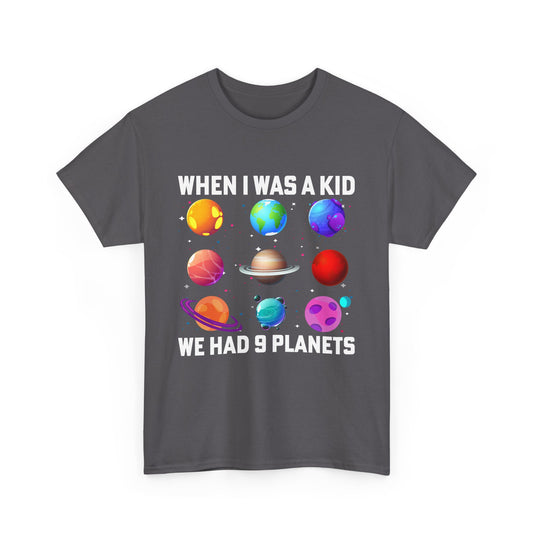 When I Was a Kid Space T-Shirt