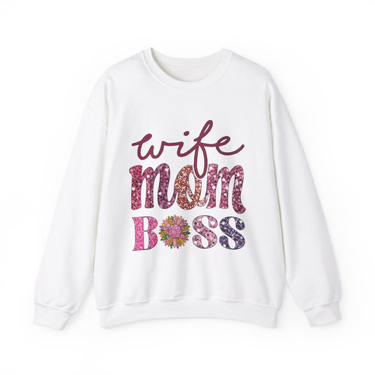 Wife Mom Boss Sweatshirt