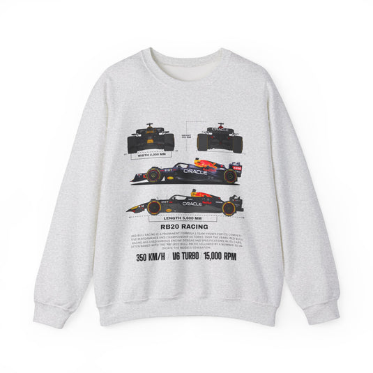 Oracle RB20 Racing F1 Supercar Sweatshirt