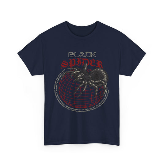 Black Spider Streetwear T-Shirt