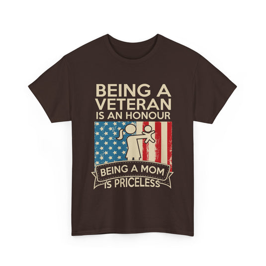 Being a Mom Is Priceless Patriotic T-Shirt