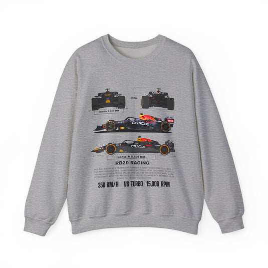 Oracle RB20 Racing F1 Supercar Sweatshirt