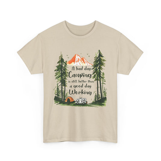 A Bad Day Camping T-Shirt