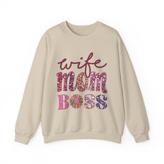 Wife Mom Boss Sweatshirt