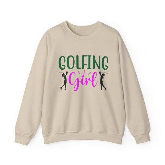 Golfing Girl Golf Sweatshirt