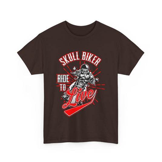 Skull Biker T-Shirt