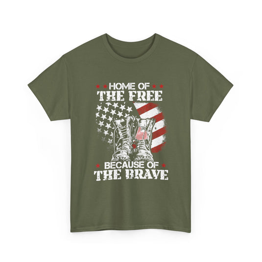 Home Of The Free Patriotic T-Shirt