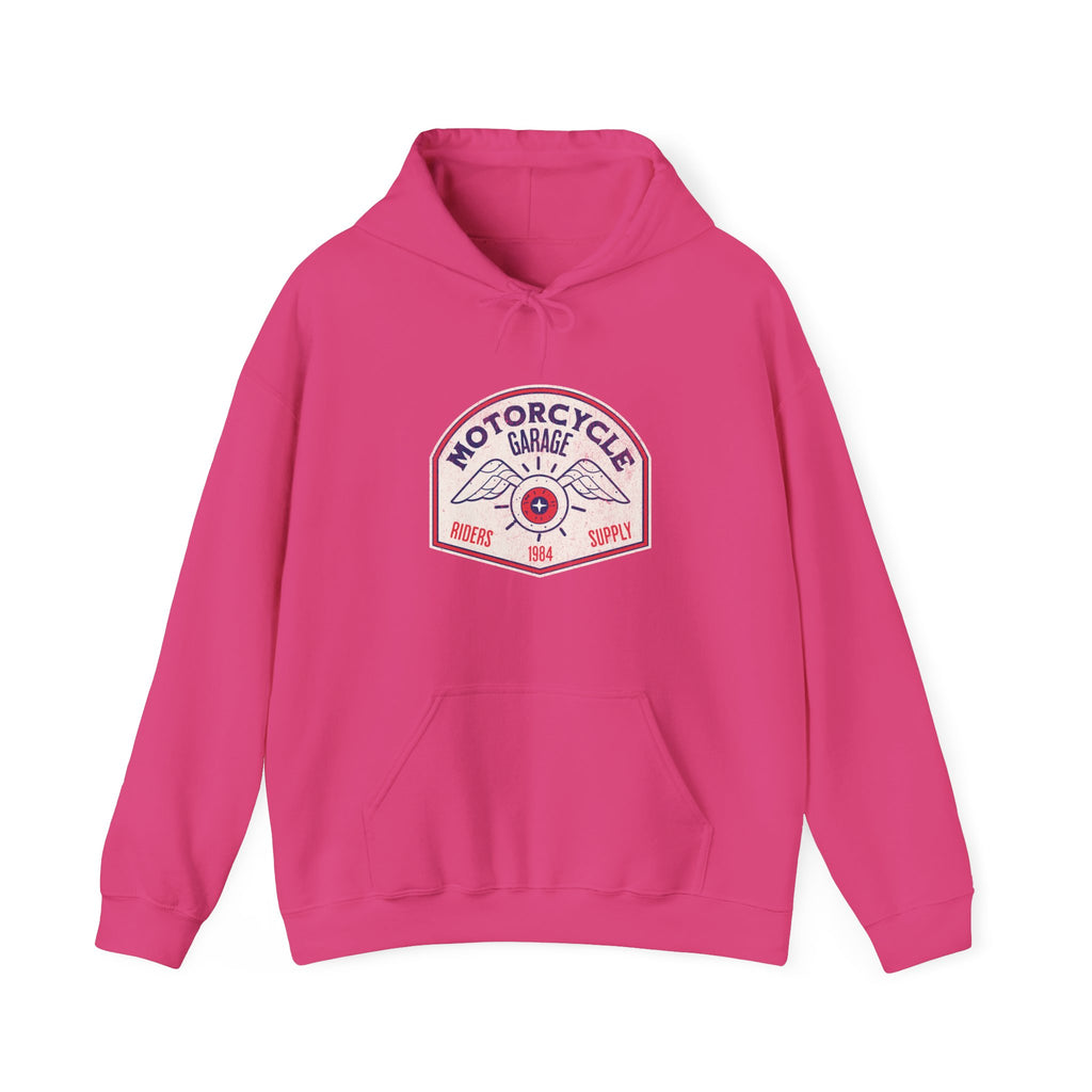 Motorcycle Garage 1984 Hoodie