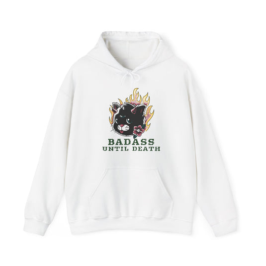 Badass Until Death Retro Hoodie