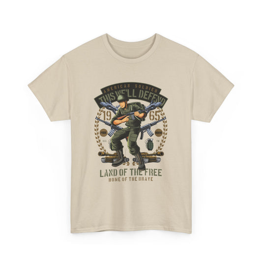 American Soldier Patriotic T-Shirt