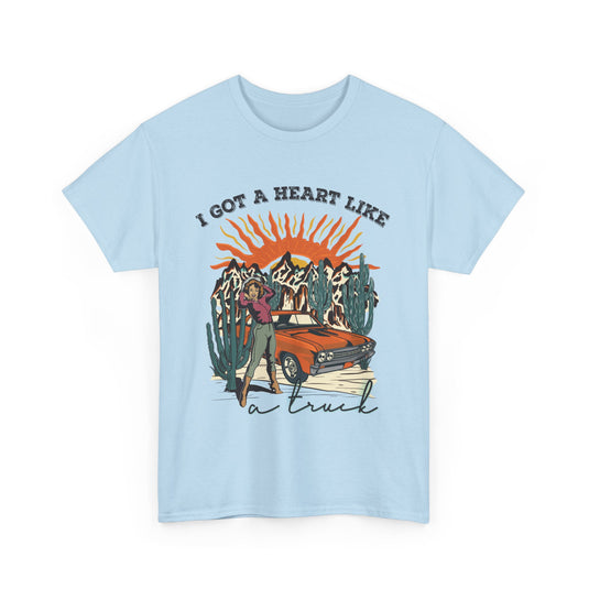 I Got A Heart Like A Truck Western T-Shirt