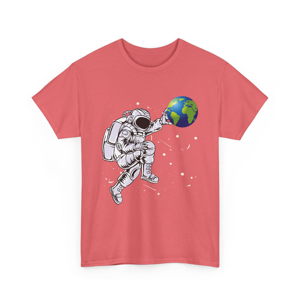 Astronaut Pushing Earth  T-Shirt