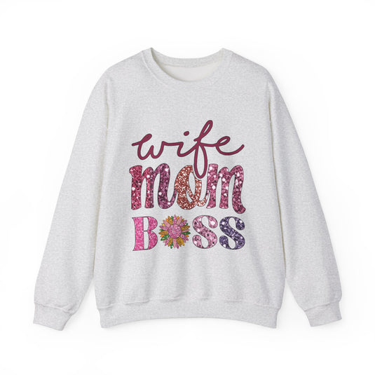 Wife Mom Boss Sweatshirt