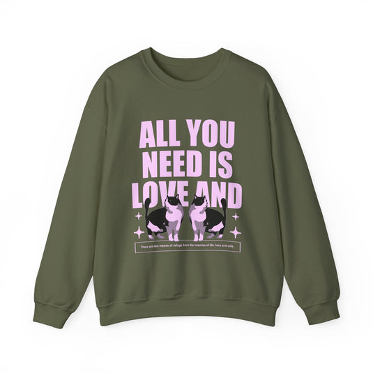 All You Need is Love Cat Sweatshirt