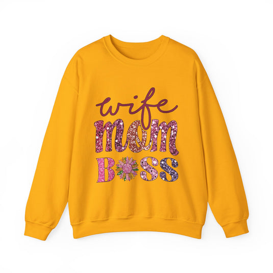 Wife Mom Boss Sweatshirt