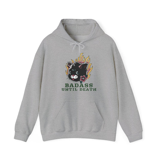 Badass Until Death Retro Hoodie