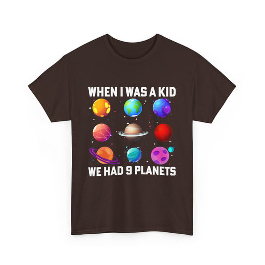 When I Was a Kid Space T-Shirt