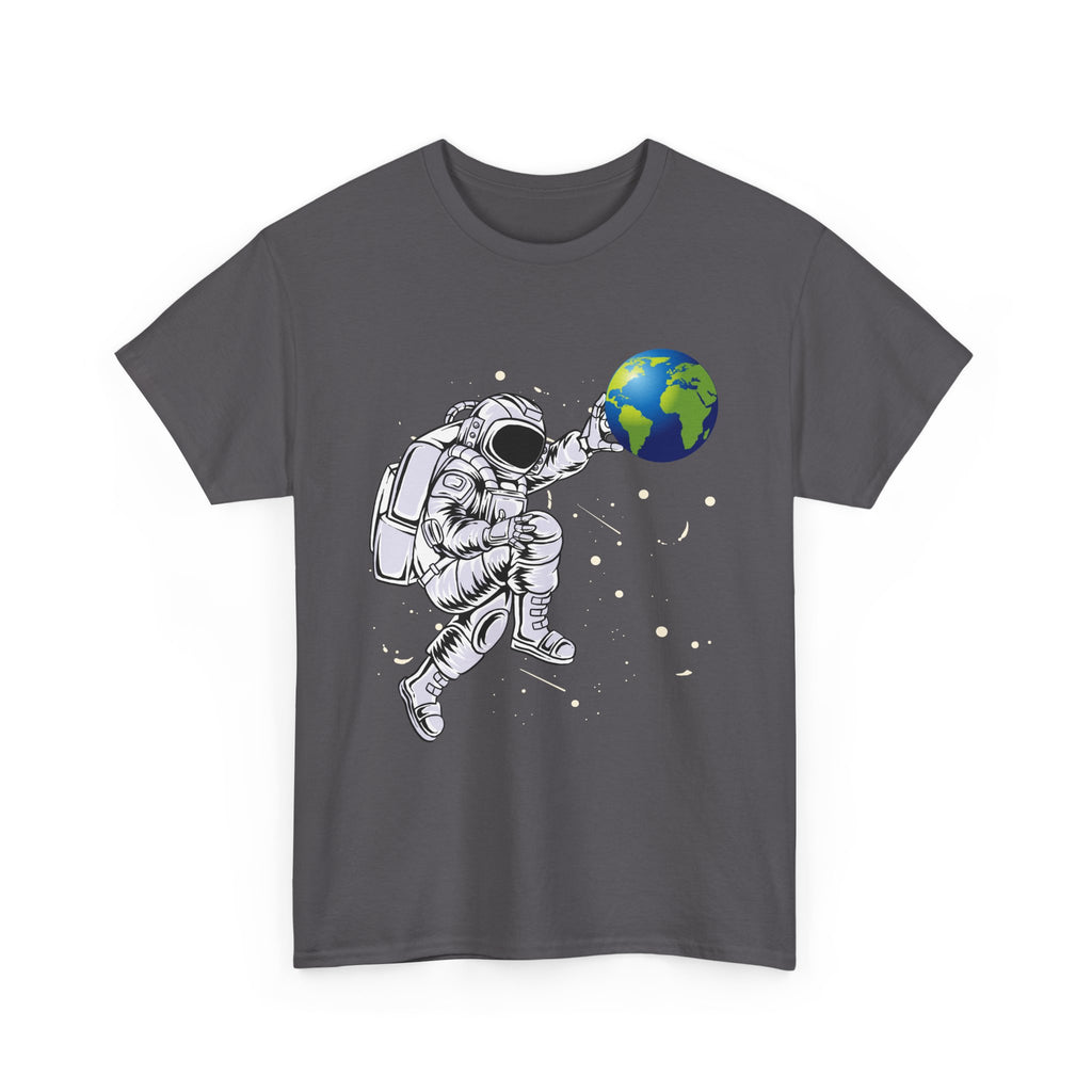 Astronaut Pushing Earth  T-Shirt