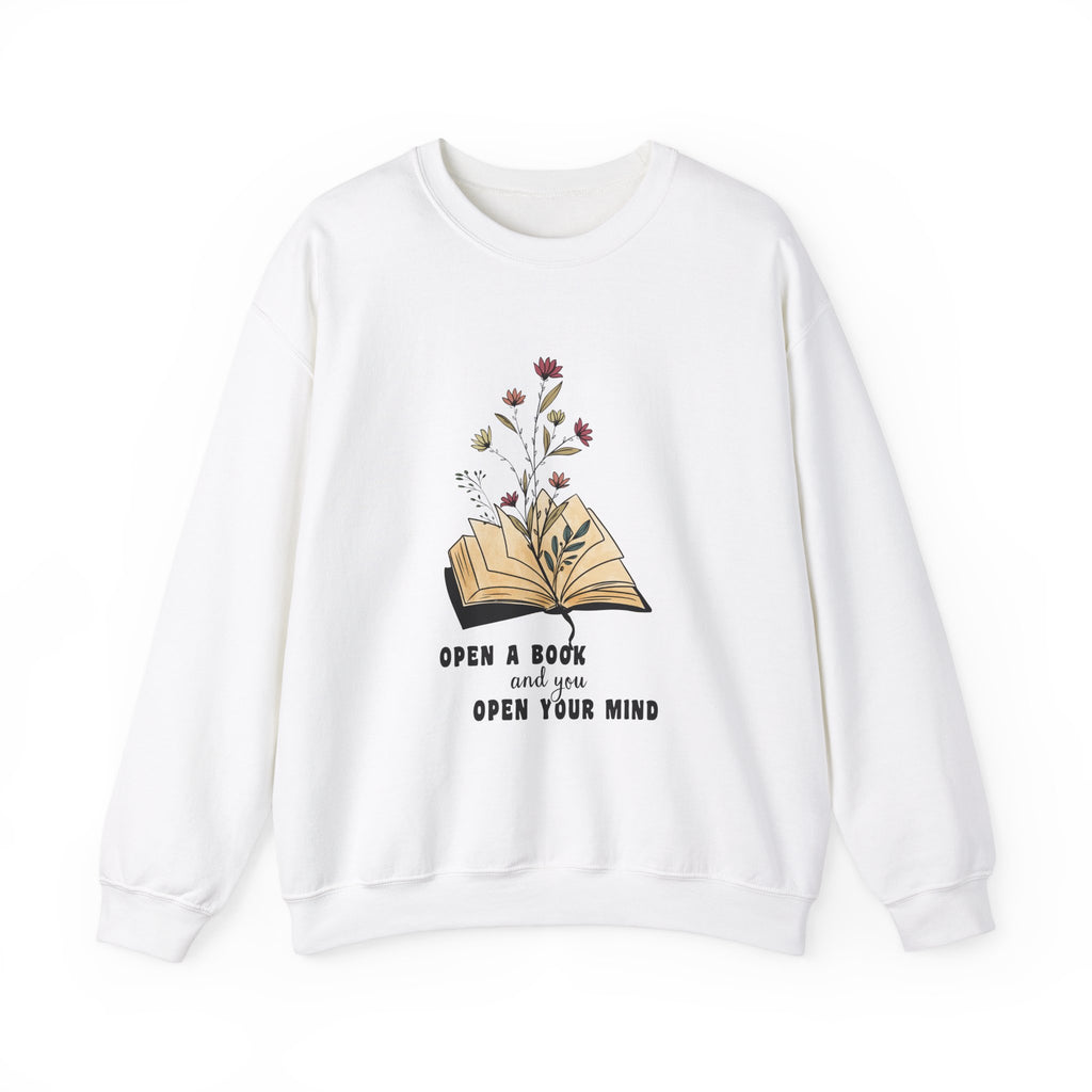 Open A Book Open Your Mind Sweatshirt