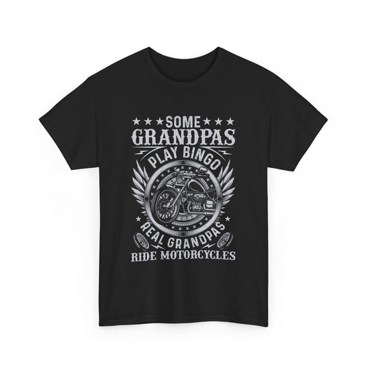 Real Grandpas Ride Motorcycle T-Shirt