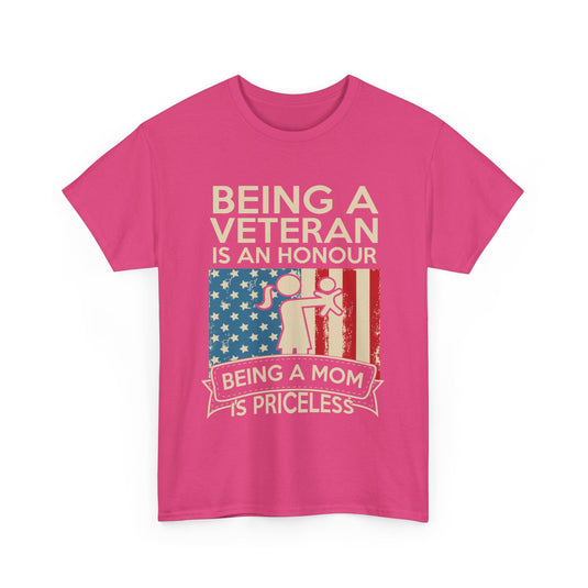 Being a Mom Is Priceless Patriotic T-Shirt