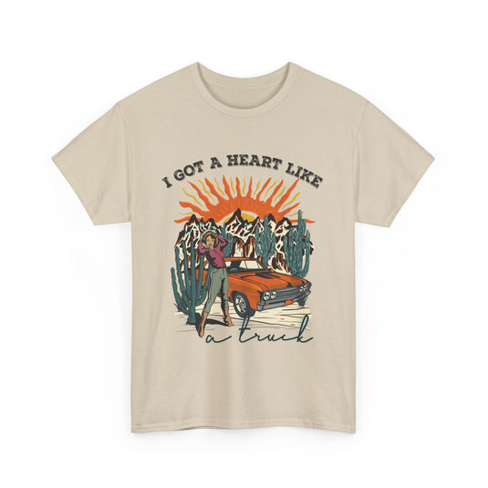 I Got A Heart Like A Truck Western T-Shirt