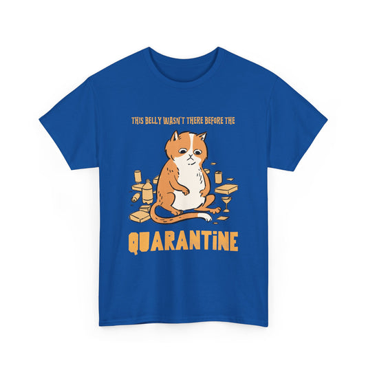 Belly Wasn't There Before Quarantine Cat T-Shirt