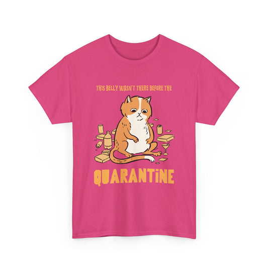 Belly Wasn't There Before Quarantine Cat T-Shirt