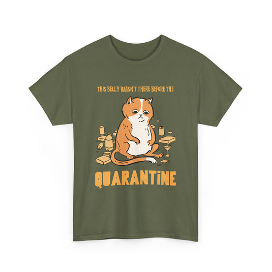 Belly Wasn't There Before Quarantine Cat T-Shirt