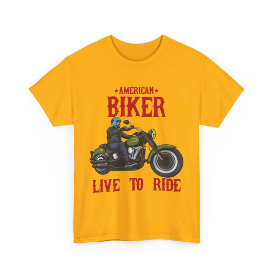 American Biker Motorcycle T-Shirt