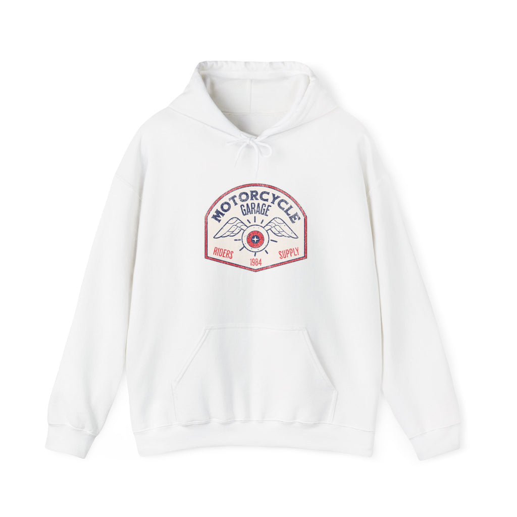 Motorcycle Garage 1984 Hoodie