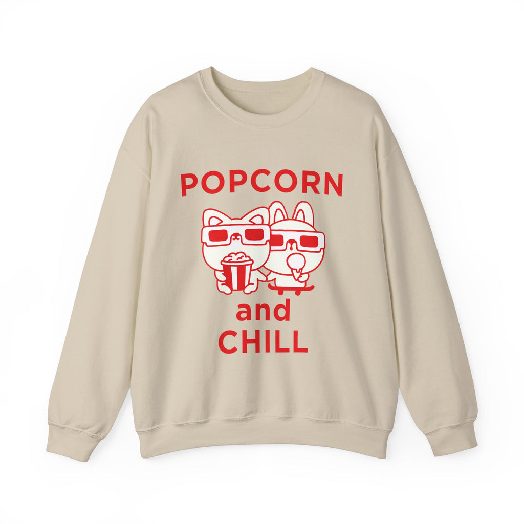 Popcorn and Chill Sweatshirt