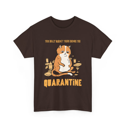 Belly Wasn't There Before Quarantine Cat T-Shirt