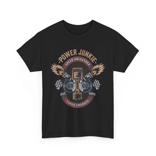 Power Junkie Motorcycle T-Shirt