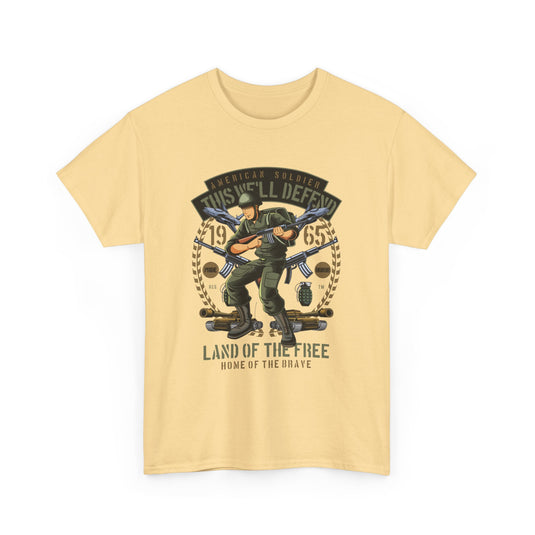 American Soldier Patriotic T-Shirt