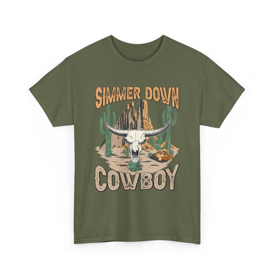 Summer Down Cowboy Western T-Shirt