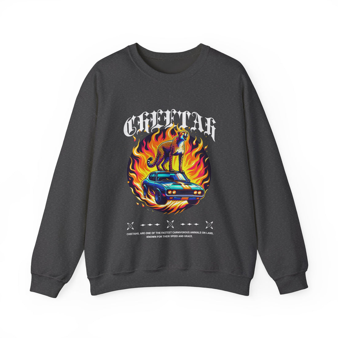 Cheetah Muscle Car Sweatshirt