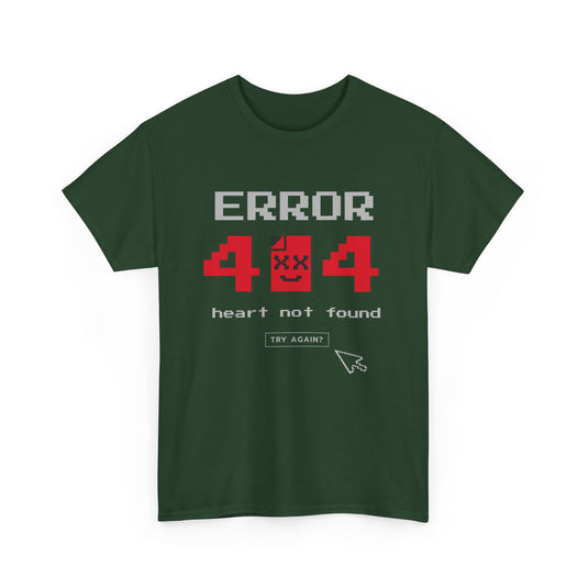 Error 404 Heart Not Found Streetwear T-Shirt