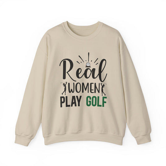 Real Women Play Golf Sweatshirt