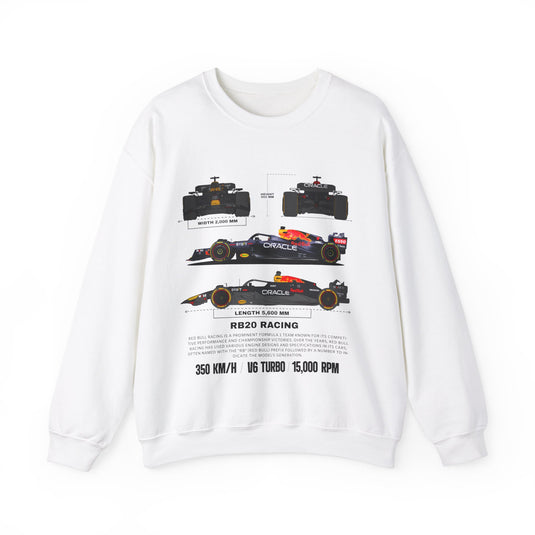 Oracle RB20 Racing F1 Supercar Sweatshirt