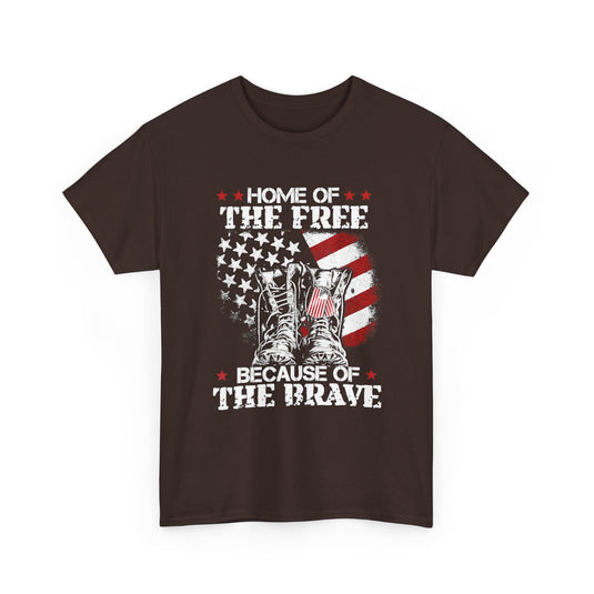 Home Of The Free Patriotic T-Shirt