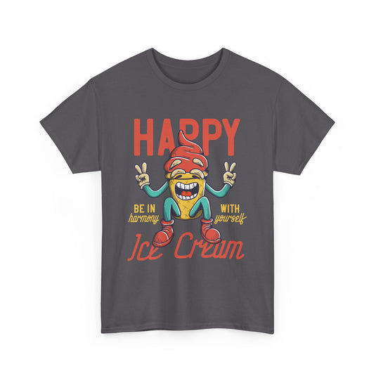 Happy Ice Cream Food T-Shirt