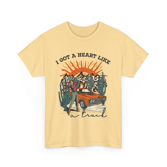 I Got A Heart Like A Truck Western T-Shirt