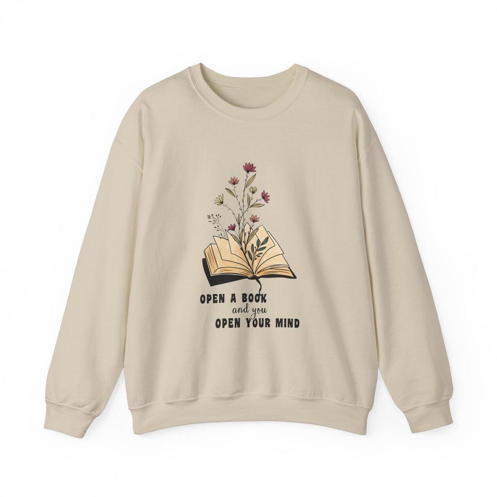 Open A Book Open Your Mind Sweatshirt