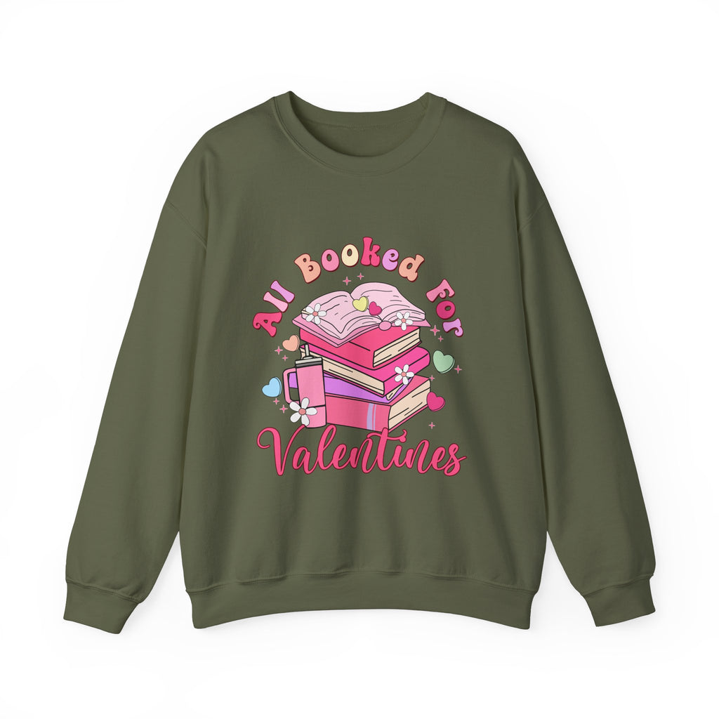 All Booked For Valentines Sweatshirt