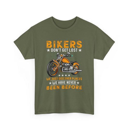 Bikers Don't Get Lost Motorcycle T-Shirt