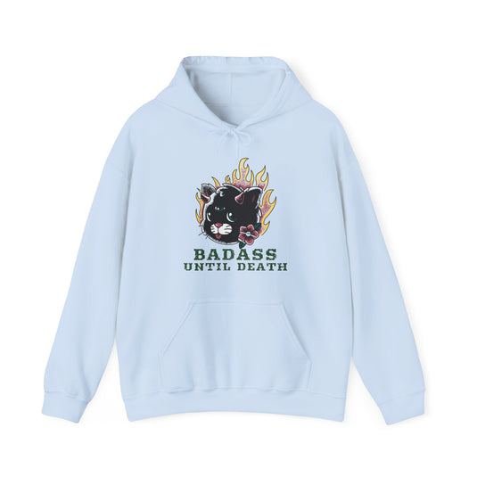 Badass Until Death Retro Hoodie