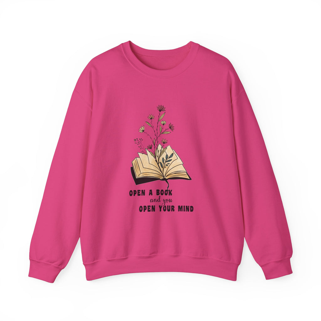 Open A Book Open Your Mind Sweatshirt