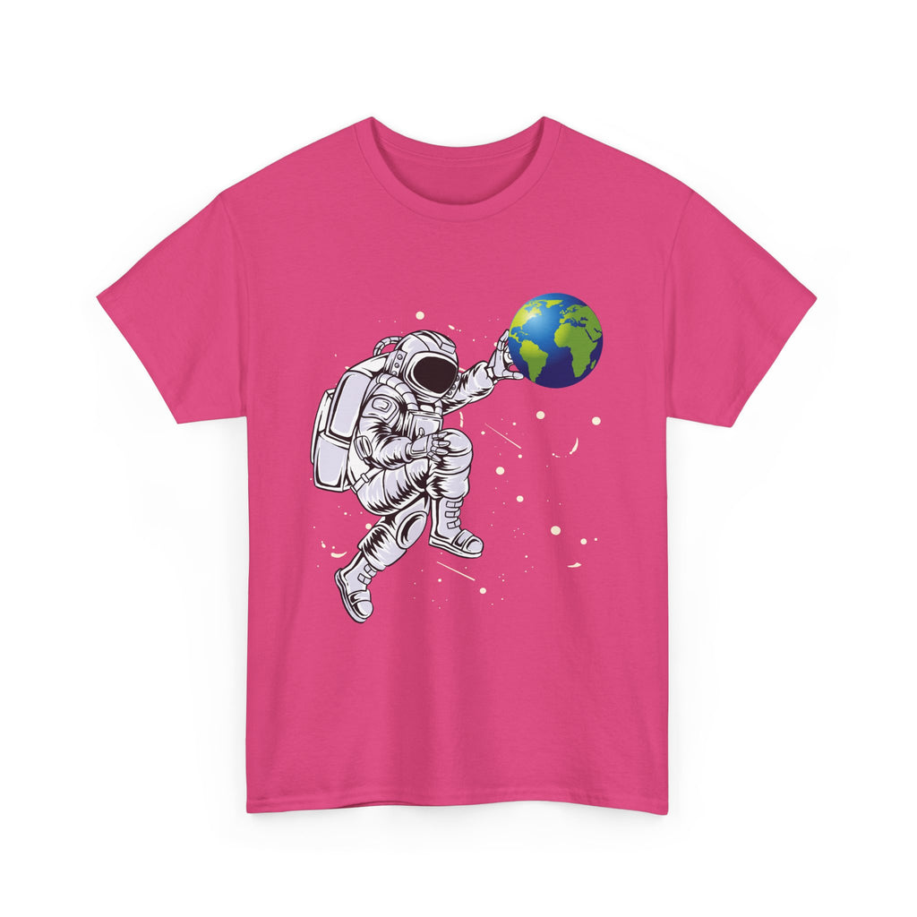 Astronaut Pushing Earth  T-Shirt