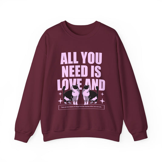 All You Need is Love Cat Sweatshirt